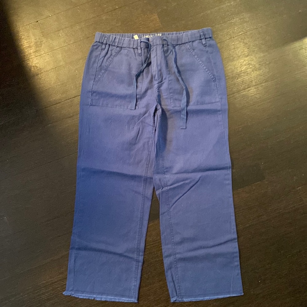 G1 Drawstring Cropped Vacation Pant NWT